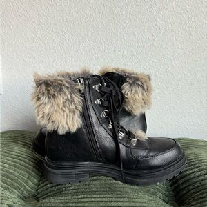 Black Sun Stone Boots